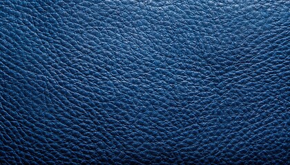dark blue real or genuine leather texture for background