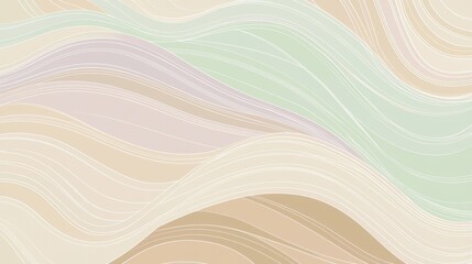 Vibrant Colorful Abstract Background with Wavy Lines Creating Energy