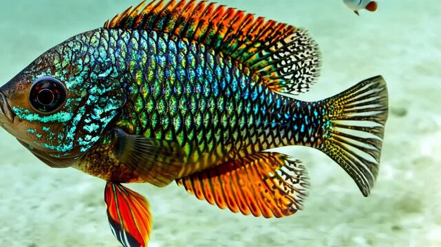 Vibrant Apistogramma Cacatuoides: A Colorful Freshwater Fish
