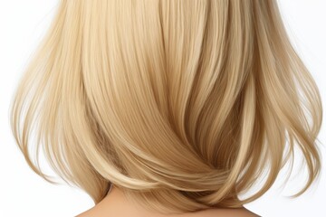 Fototapeta premium blond woman with long hair and a short bob