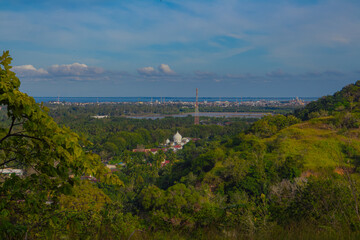 panoramic view of the river