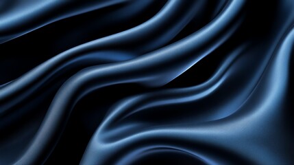 Obraz premium Soft velvet folds with deep shadows, luxurious abstract background
