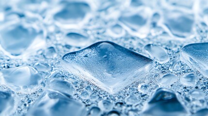 Obraz premium Delicate crystalline structures forming a kaleidoscope pattern, iceinspired abstract background