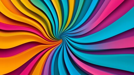 Psychedelic swirling patterns in neon colors, trippy abstract background