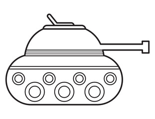 Tank Outline Icon