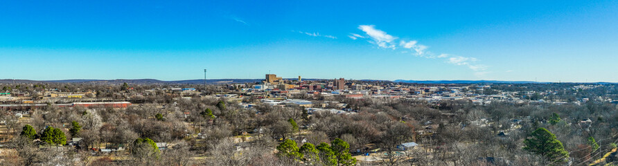 Panoramic view of McAlester, Oklahoma