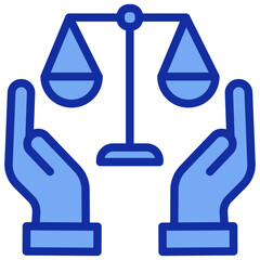 Accountability Blue Color Icon