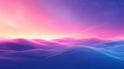 Fototapeta premium Vibrant abstract ocean waves at sunset.