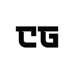 CG monogram logo design letter text name symbol monochrome logotype alphabet character simple logo