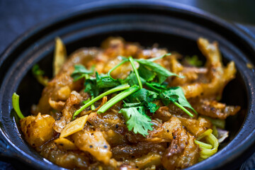 Fragrant and delicious Cantonese style beef tendon hotpot