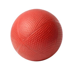 vibrant red dodgeball with soft textured surface, perfect for games and sports activities. Its durable design ensures fun and safety during playtime