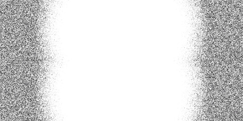 Noise gradient vector texture. Dotwork gradient pattern background. Black noise stipple dots. Sand grain effect. Abstract noise dotwork pattern. Gradient circles. Stochastic dotted grunge banner