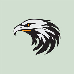 Eagle head vector logo template. Eagle head vector logo template.