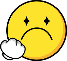 Retro Emoticon Sticker Element Set