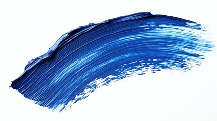 Blue Abstract Splatter Art