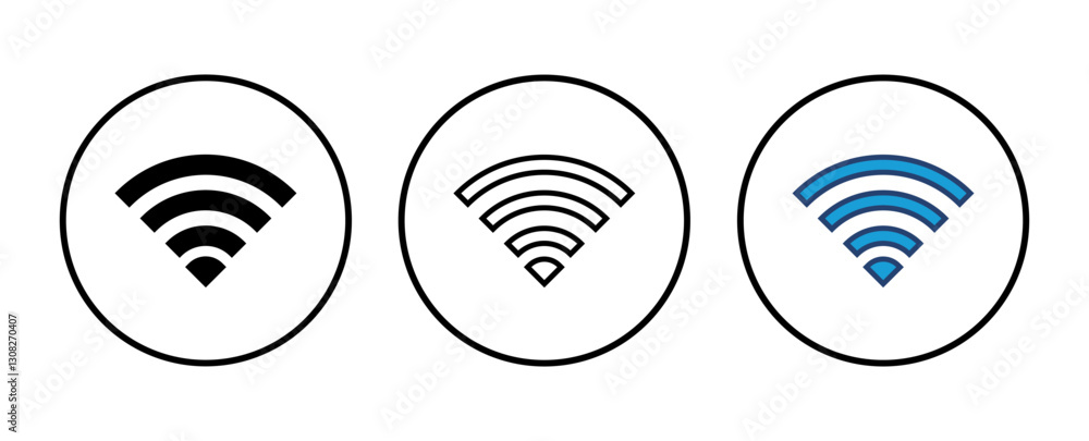 Poster wifi icon vector. signal vector icon. wireless icon vector
