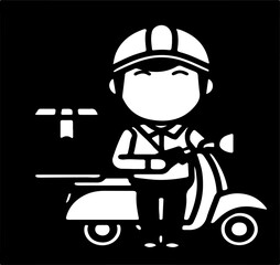 fast delivery icon isolated on white background