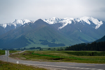 road in mountains