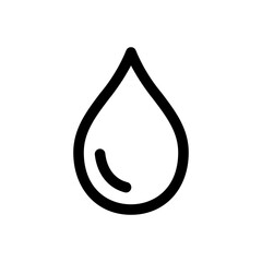 Simple vector icon water drop

