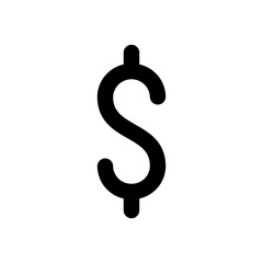 Naklejka premium dollar sign $ on transparent background. 