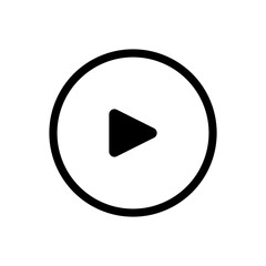 Video play button icon