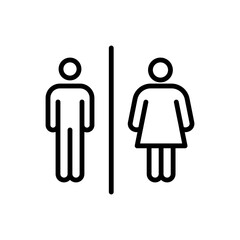 toilet icon vector