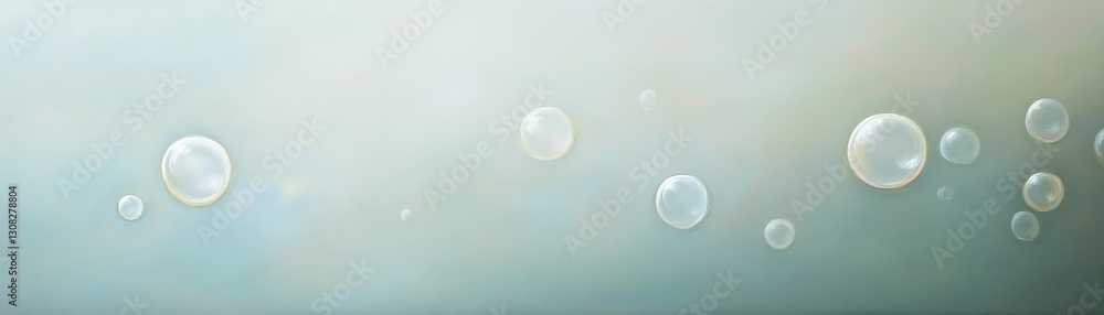 Poster a multitude of colorful bubbles gracefully float through the air, reflecting light as they drift aga