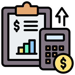 Financial Reporting Icon
