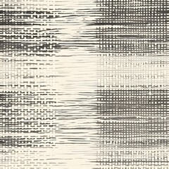 Obraz premium A modern minimalist weaving pattern in grayscale tones with subtle interwoven fabric textures