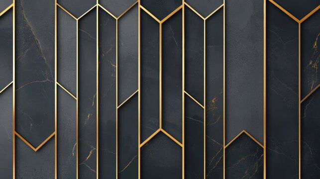 Seamless ultra-thin parallel gold lines on deep charcoal, refined minimalist geometric luxury pattern, sophisticated modern elegance