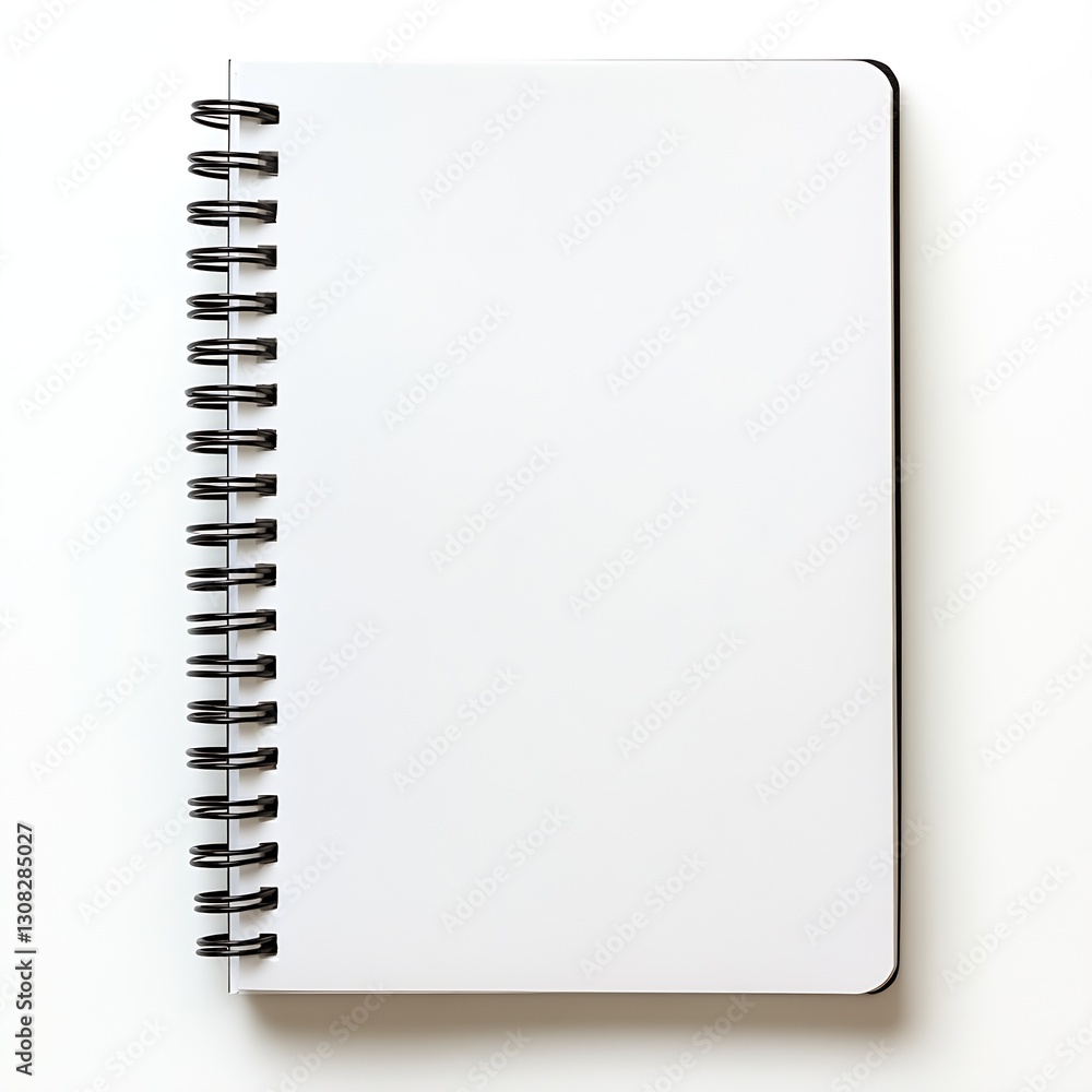 Poster unopened spiral notebook with smooth cover for school and office supplies ideal for organizing thoug