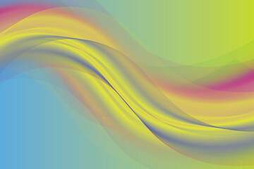 Vibrant Abstract Wave Background – Colorful Digital Art