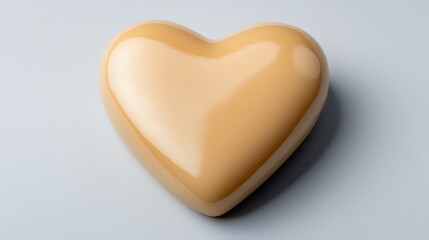 Obraz premium Heart Shaped Candy On Gray Background