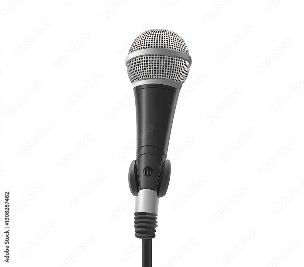Poster Professional Microphone for Live Performance and Recording : Generative AI