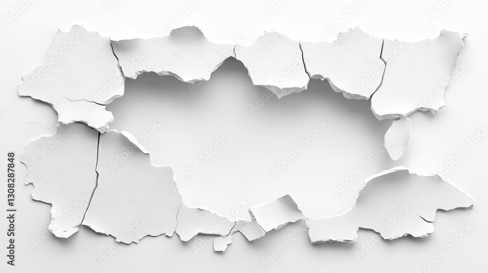 Poster Textured Cracked Wall Design is a Creative Background Element for Art : Generative AI