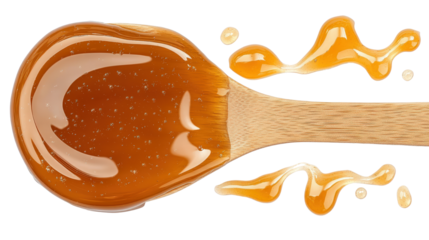 Delicious honey drizzle action kitchen food photography bright setting close-up sweetness and natural ingredients