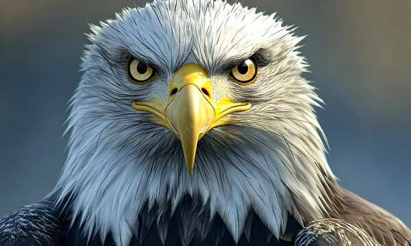 Majestic Bald Eagle Close-up Portrait