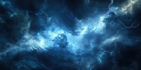 Fototapeta premium Dark Stormy Sky Abstract Background Emotional Impact