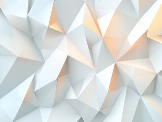 Fototapeta premium Elegant abstract geometric background featuring multifaceted shapes and soft hues creating a tranquil atmosphere : Generative AI