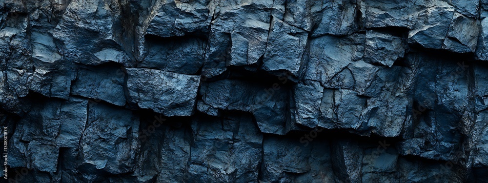 Poster dramatic textured dark gray rock surface for background or design : generative ai