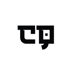 CQ monogram logo design letter text name symbol monochrome logotype alphabet character simple logo
