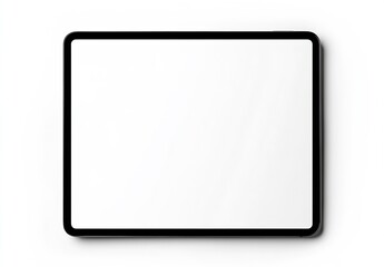 Contemporary Tablet Mockup on Soft Background Perfect for Digital Graphics : Generative AI