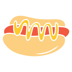 hot dog illustration