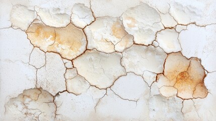 Weathered rock face with deep fissures and earthy gradients, capturing raw geological beauty and natural erosion patterns