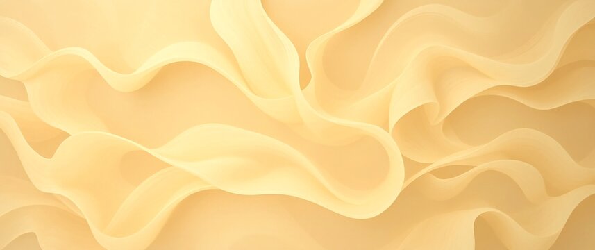 Milk wave Abstract border Luxury  background &ndash; Gold curve in Realistic 3D Rendering.
