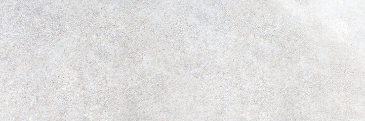 Grey brush paint limestone texture background in white light marble wall paper. Back wide concrete stone table top view floor plaster pattern granite bacground surface seamless cement wide panorama.