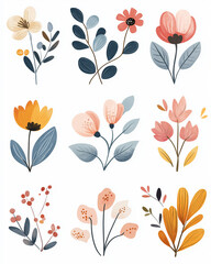 pattern, flower, seamless, leaf, floral, vector, nature, wallpaper, art, design, texture, illustration, spring, plant, decoration, butterfly, autumn, summer, vintage, ornament, branch, decor, leaves, 