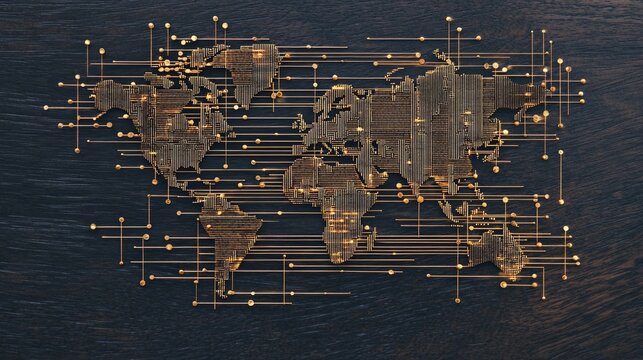 Digital clock showing multiple time zones, representing complexities and approaches of remote leadership across different areas.