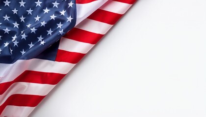 american flag on a white background