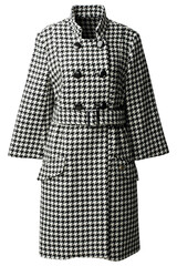 Naklejka premium チェック柄のコート (plaid coart)